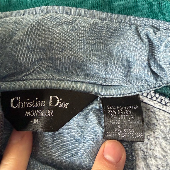 VINTAGE Christian Dior Monsieur 1/4 Zip - Picture 3 of 3